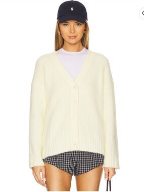 REVOLVE Lovers + Friends Maia Cardigan in Butter Yellow Small